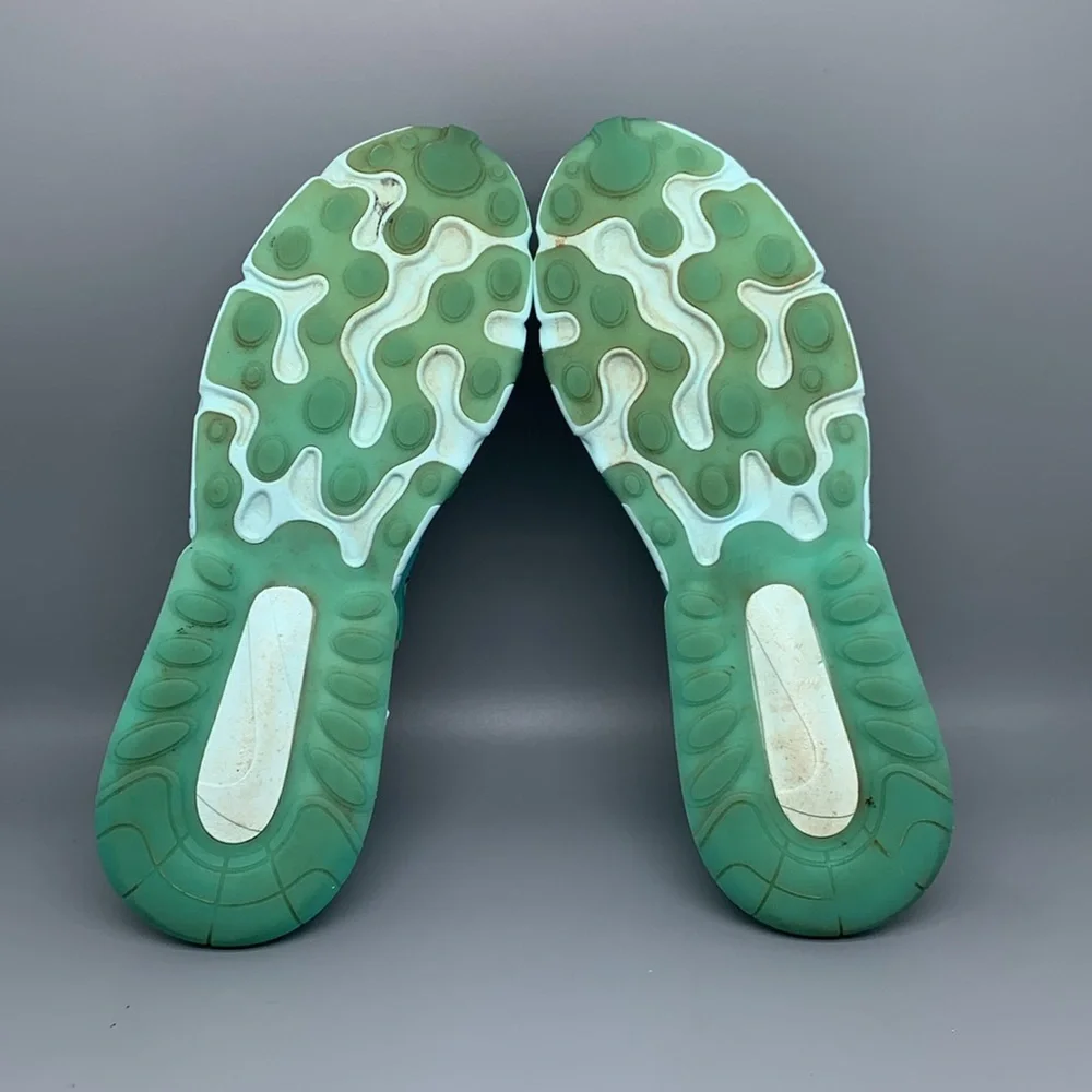 Nike Air Max 270 React Hyper Jade‎ Running Shoes AO4971-301 Men’s Sz 10.5